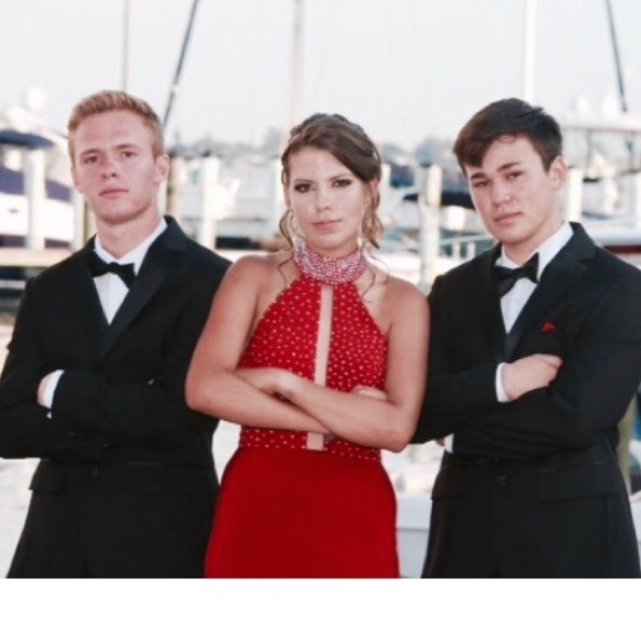 JVN by Jovani Red dress - Picture 2 of 5